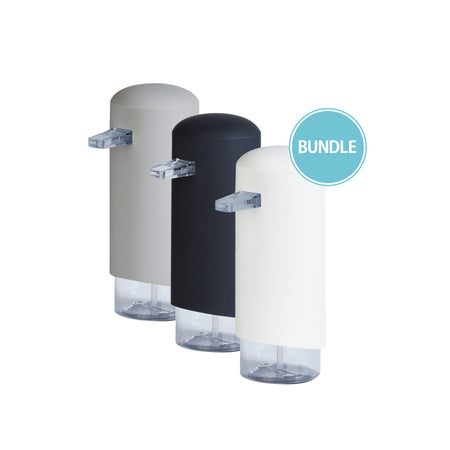 Bundle: CLEAR CHOICE Single Dispenser & Triple Dispenser White
