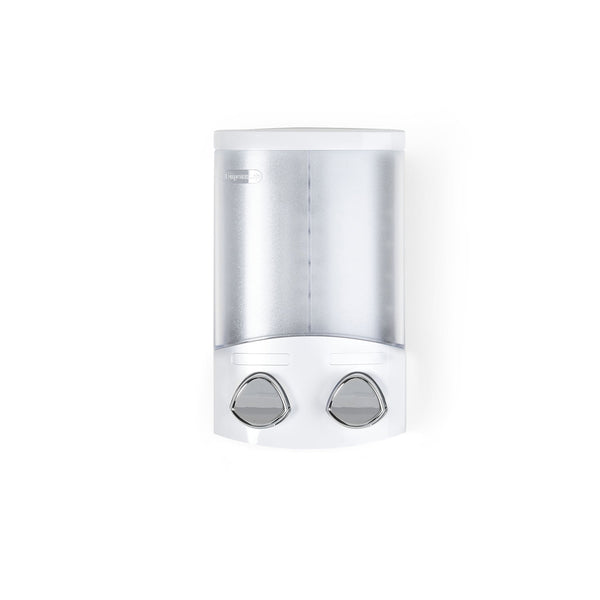 Clever Three Chamber Wall Mount Soap And Shower Dispenser White/chrome -  Better Living Products : Target
